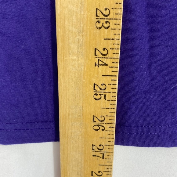 League Collegiate Juniors Large T-Shirt Deep Purple Marietta College Short Slv - Picture 7 of 7